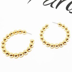 CCB Ball hoop Earring